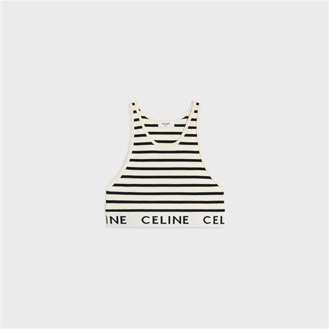 celine bra in athletic mesh|CELINE CELINE MESH SPORTS BRA .